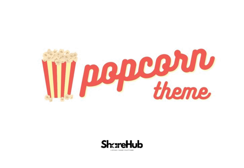 Popcorn Theme License Key Activation | Lifetime Update WP Share Hub Popcorn ShareHub