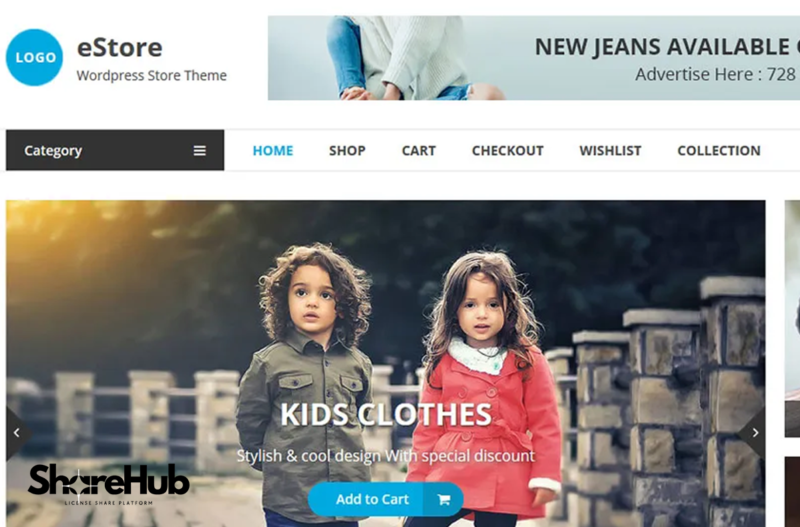eStore WooCommerce Theme WP Share Hub 19