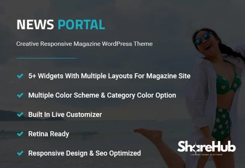 News Portal Pro lifetime update WP Share Hub 34