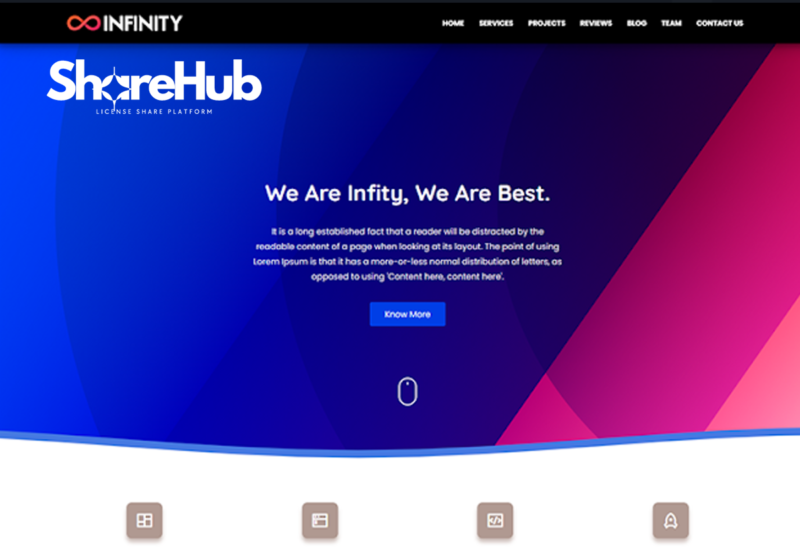 Infinity Blogger Template WP Share Hub 44