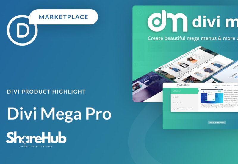 Divi Mega Pro Plugin WP Share Hub 60
